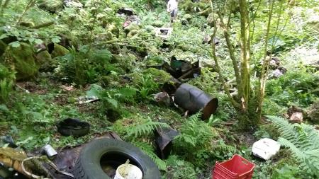 Sanacija črnega odlagališča – Banova jama 122